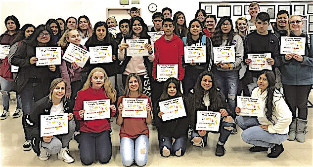 CHS students of the month